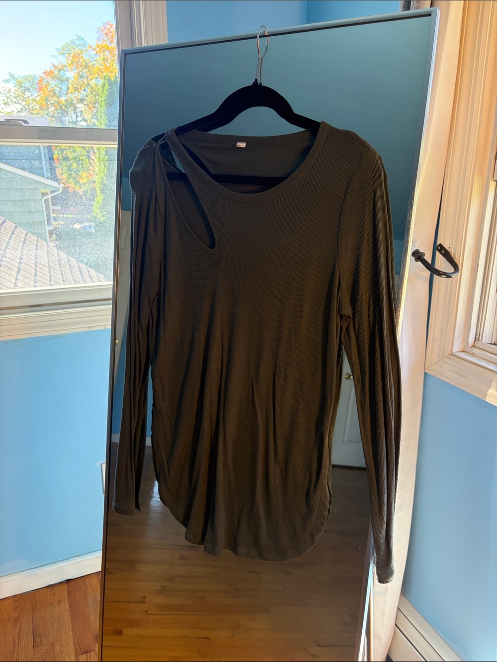 ALO Ribbed Peak Long Sleeve